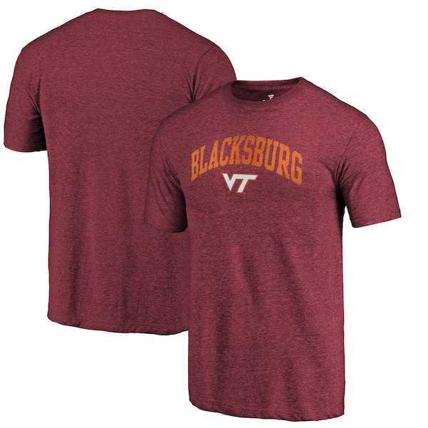 Virginia Tech Hokies Fanatics Branded Garnet Arched City Tri Blend T-Shirt,We sell and wholesale Virginia Tech Hokies Fanatics Branded Garnet Arched City Tri Blend T-Shirt on line form chian!